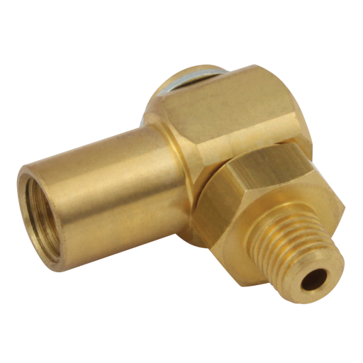 Lubrication Adaptors - 90° Banjo Male/Female Elbows, Metric