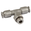 Male Stud Branch Swivel Tees, KELM - BSPP Male Branch x Tube