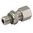 Male Stud Couplings, PH Industrie - BSPP Male x Tube, Heavy Duty (Captive Seal)