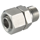 Adjustable Male Stud Couplings, PH Industrie - BSPP Male x Tube, Heavy Duty (Captive Seal)