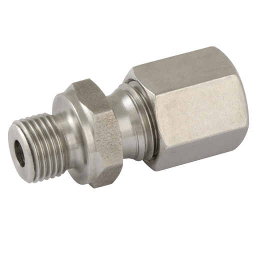 Male Stud Couplings, PH Industrie - BSPP Male Form B x Tube, Light Duty