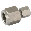 Female Gauge Couplings and Sealing Rings, PH Industrie - BSPP Female x Tube, Heavy Duty (Metal Sealing Ring)