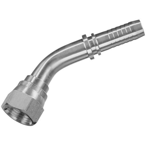 45° Elbows, PH Indutrie - JIC 37° Female x Swept Hose Tail