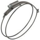 Heavy Duty Worm Drive Clamp 216, Norres - Galvanised Steel with Offset for Heavyweight Hose with Wire Helix