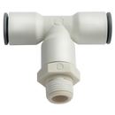 Male Stud Branch Swivel Tees, Parker Legris Liquifit - BSPT Male x Tube