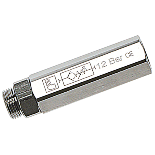 Adjustable Check Valves, Exhaust Version, Parker Legris - Male x Female, BSPP