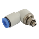 90° Male Stud Elbows Rotary One Touch Push-in, KELM - Metric Male x Tube, Slow Rotating