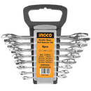 Spanners, Ingco - Open-ended Spanner Set, 8 Pieces