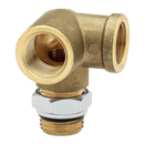 90° Male Stud Elbows, Camozzi - Metric Male x Metric Female (2 way)