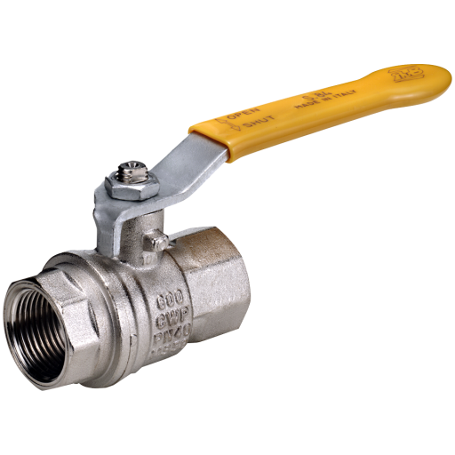 Dual Sealing Gas Approved Ball Valves, RUB - Female x Female, BSPP