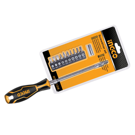 Screwdrivers, Ingco - Flexible Shaft Screwdriver Set, 12 Pieces