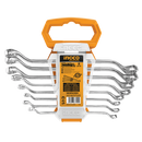 Spanners, Ingco - Offset Ring Spanner Set, 8 Pieces