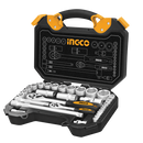 Socket Sets, Ingco - 1/4" & 1/2" Socket Set, 44 Pieces