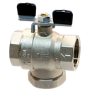 Super Filter Ball Valves, Brass, Tecnovielle - T Handle, BSPP