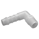 90° Hose Tail Elbows, Tefen - BSPT Male x Hose Tail