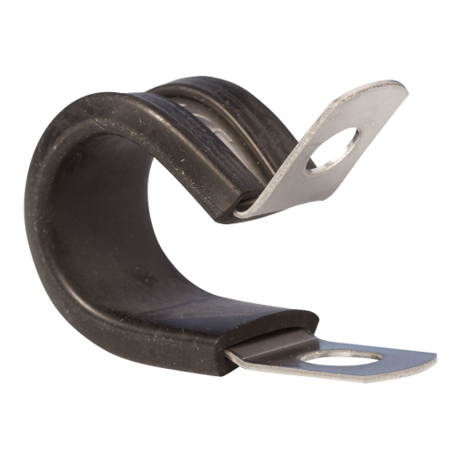 P Clips, Jubilee - Mild Steel Zinc Plated (W1), EPDM Liner, M5