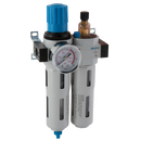 Filter/Regulators + Lubricators, Air-Pro - Supplied with Mounting Bracket & Gauge, 0-12 bar, BSPP