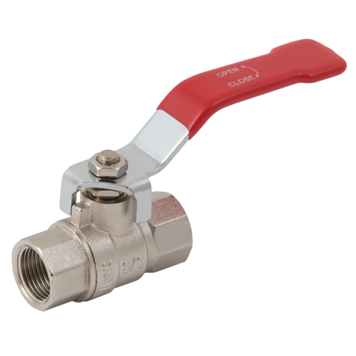 Heavy Model, Full Bore, Brass Ball Valve, Air-Pro - Female x Female, BSPP, Lever Handle