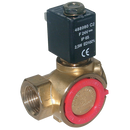 2/2 Way Solenoid Valves, Brass, Compact Design, Parker - Normally Closed, Viton Seal, BSPP