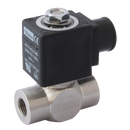 Solenoid Valves, Stainless Steel 316L, Parker - 2/2 Way, Normally Open, Viton Seal, BSPP