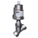 Angle Seat Valves, Parker - High Temperature, Flow Over Seat, 304 Stainless Steel Actuator, 316L Stainless Steel Body, Normally Closed