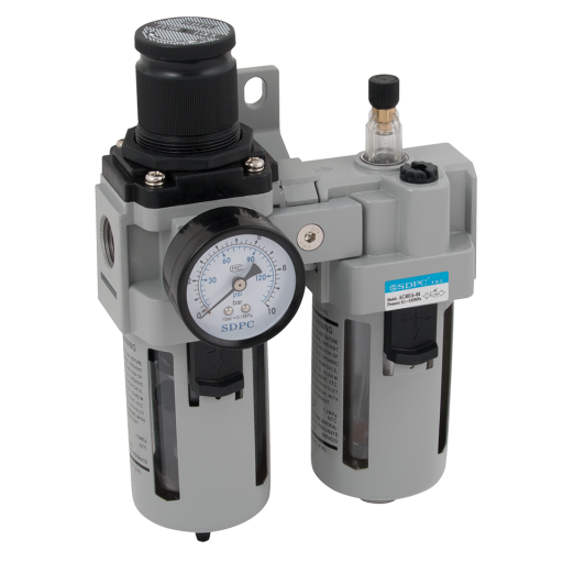 Filter/Regulators + Lubricators, Air-Pro - Supplied with Mounting Bracket & Gauge, BSPP