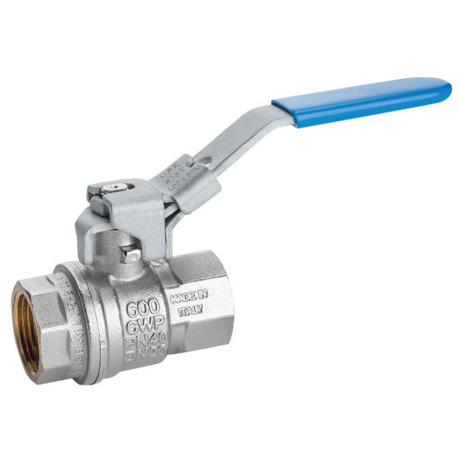 Dual Sealing WRAS Lockable Ball Valves, RUB - Female x Female, BSPP