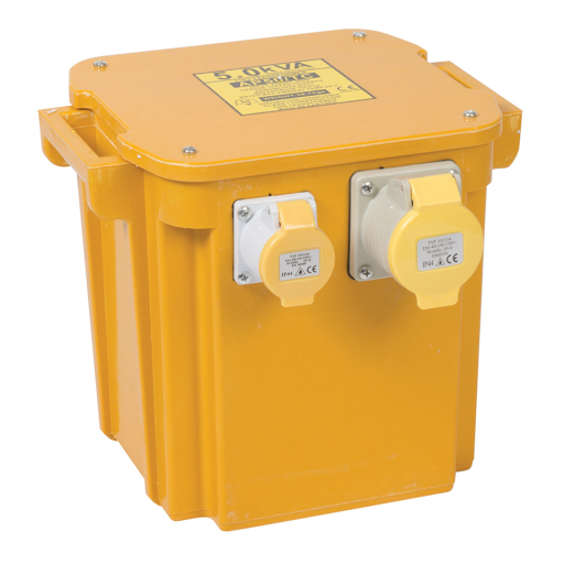 Heavy Duty Portable Site Transformers, Single Phase - 110V, GRP Enclosure