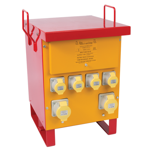 Heavy Duty Portable Site Transformers, Single Phase - 110V, Steel Enclosure