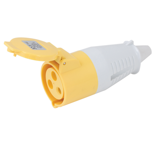 Industrial Plugs - Trailing Socket, 110V, Yellow