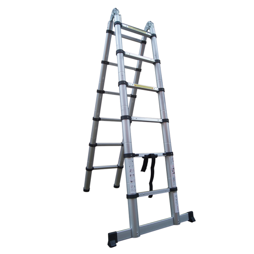 Ladders Telescopic Safe Close Design - Foldable A Frame Extension Step Ladder