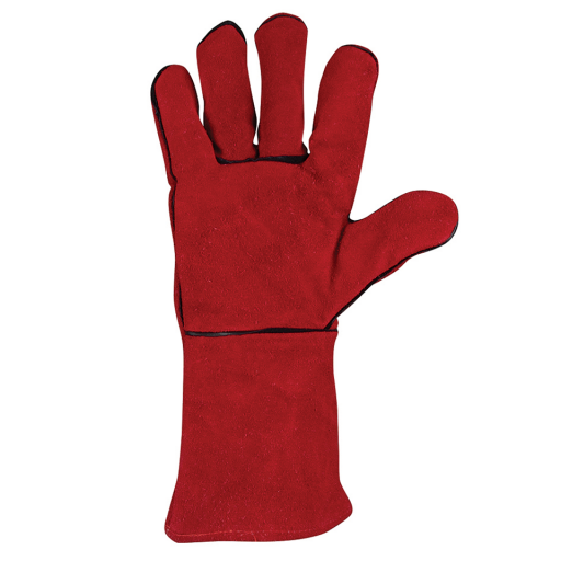 Welders Gauntlets - Red Leather Gaunlet