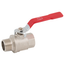 Heavy Model, Full Bore, Brass Ball Valve, Air-Pro - Male x Female, BSPP, Long Female Thread, Lever Handle