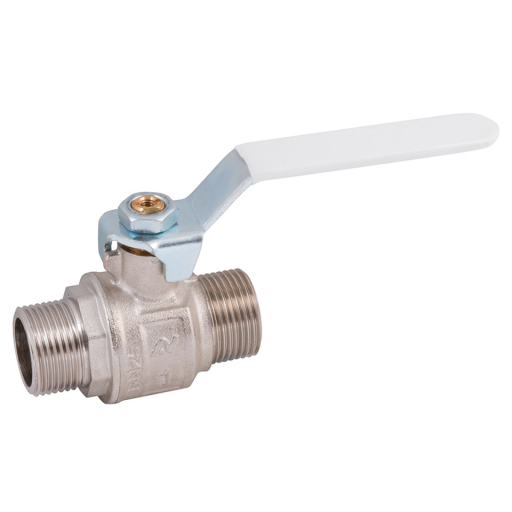 Oxygen Degreased Ball Valves, Air-Pro - Male x Male, BSPP, White Lever Handle