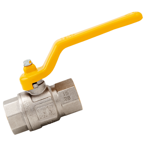 Gas Full Flow Ball Valves, Brass, ITAP - Compact Type BV66, Female x Female, BSPP, Lever Handle