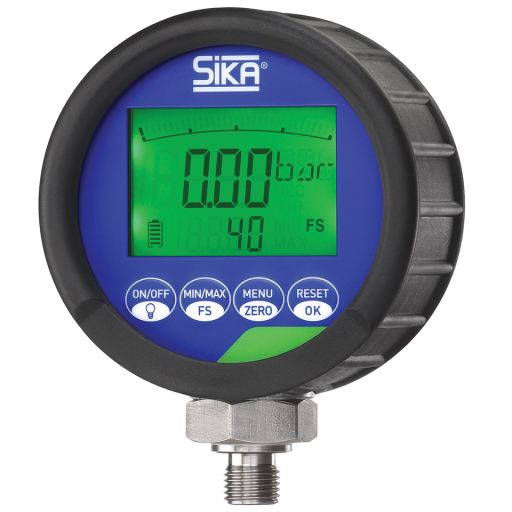 Digital Pressure Gauges, Sika - 1/4" BSPP C2 Accuracy 0.05% Full Scale